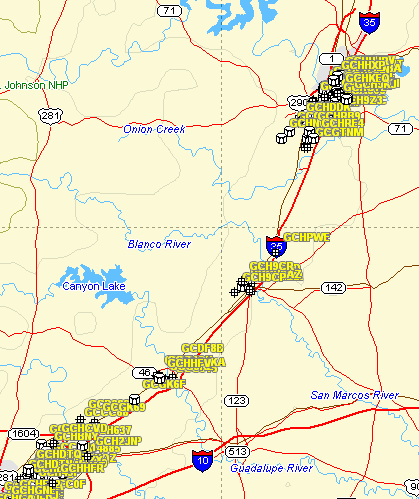 Caches Along Route Picture